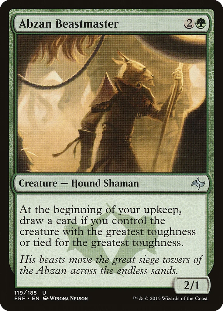 Abzan Beastmaster · Fate Reforged
