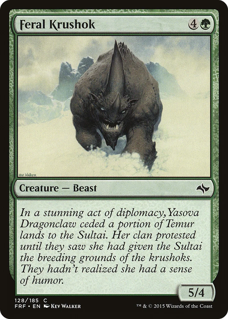 Feral Krushok · Fate Reforged