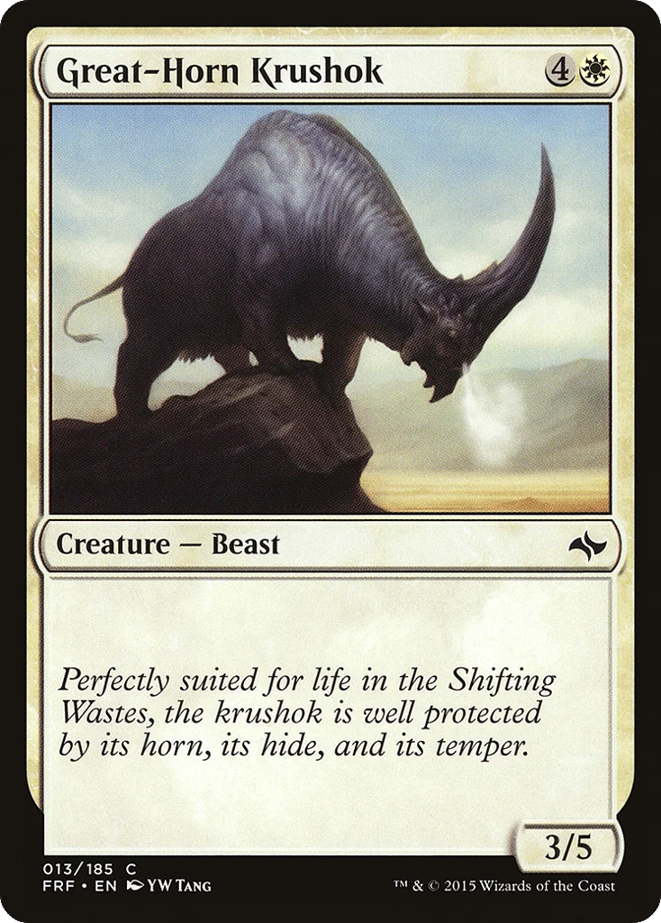 Great-Horn Krushok · Fate Reforged