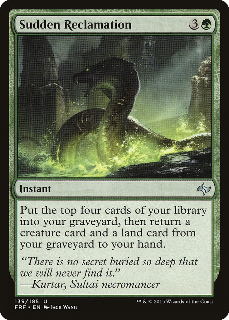 Sudden Reclamation · Fate Reforged