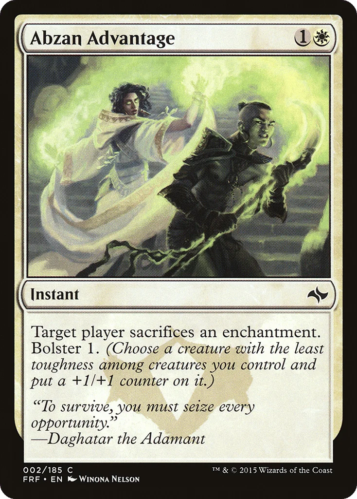Abzan Advantage · Fate Reforged