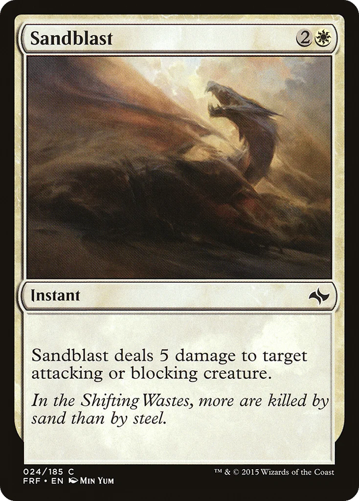 Sandblast · Fate Reforged