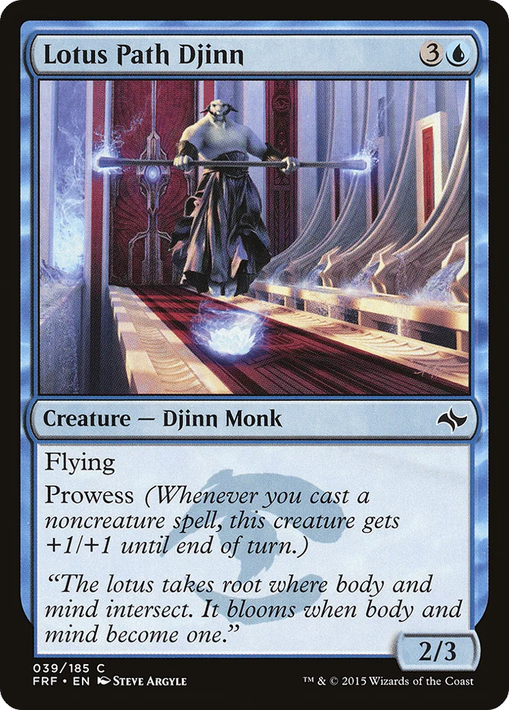 Lotus Path Djinn · Fate Reforged