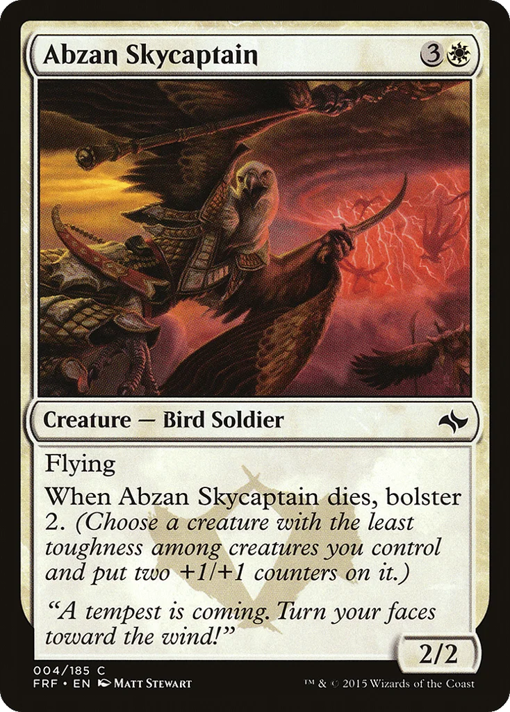 Abzan Skycaptain · Fate Reforged