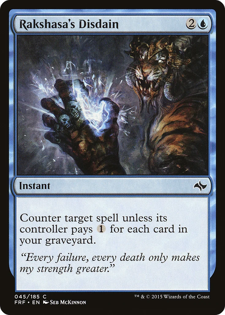 Rakshasa's Disdain · Fate Reforged