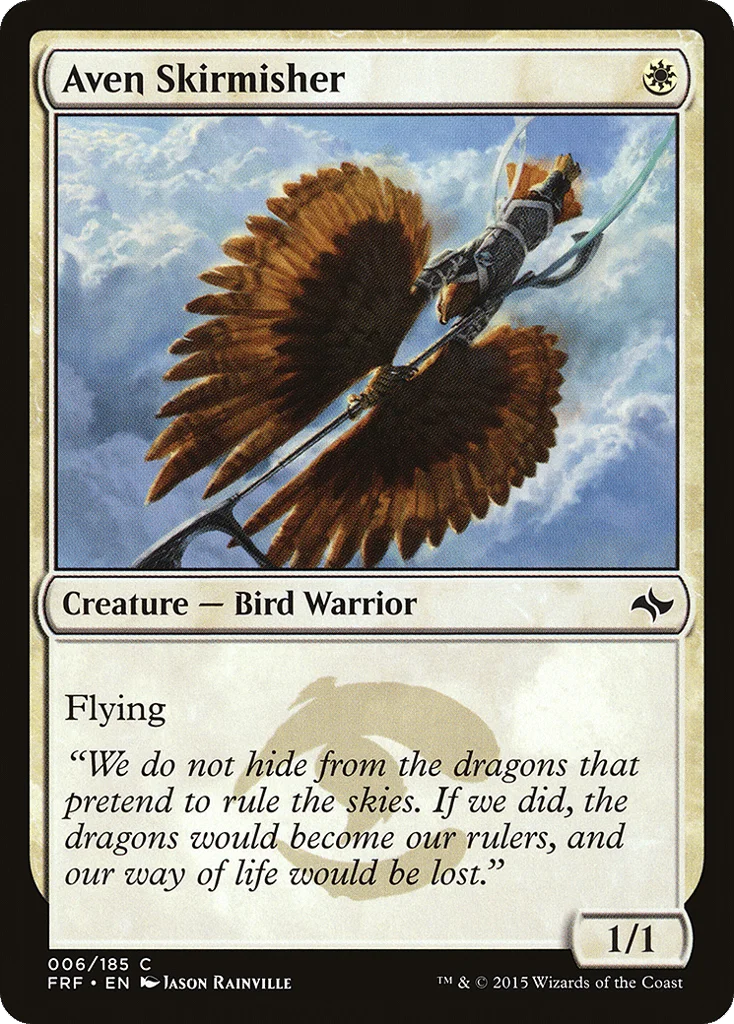 Aven Skirmisher · Fate Reforged