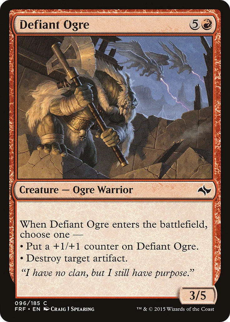 Defiant Ogre · Fate Reforged