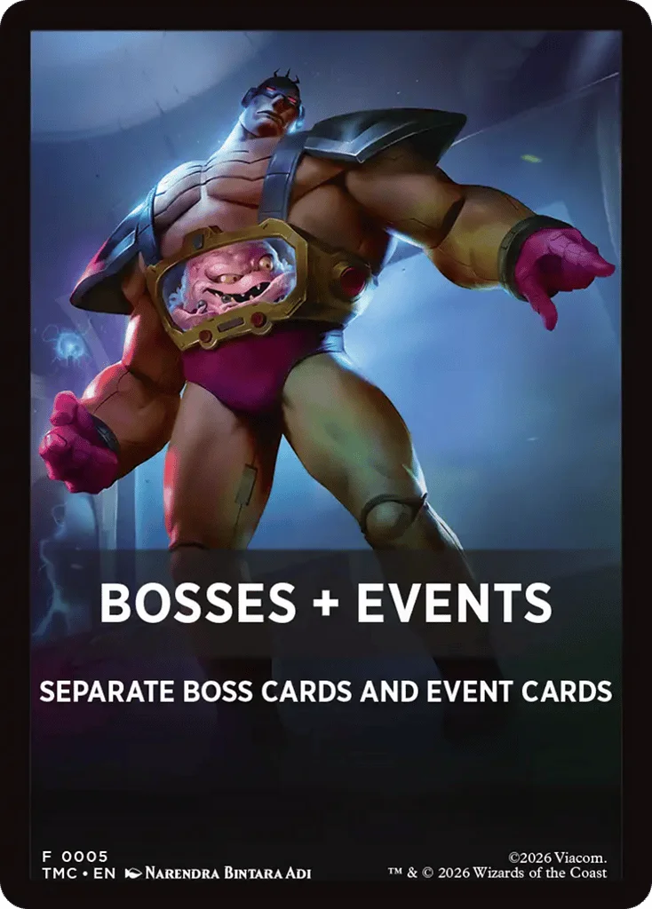 Bosses + Events · Teenage Mutant Ninja Turtles Eternal Front Cards