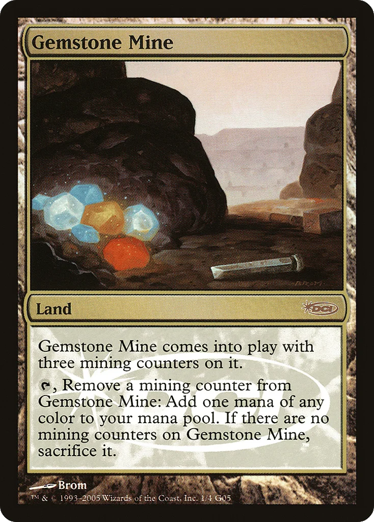 Gemstone Mine · Judge Gift Cards 2005