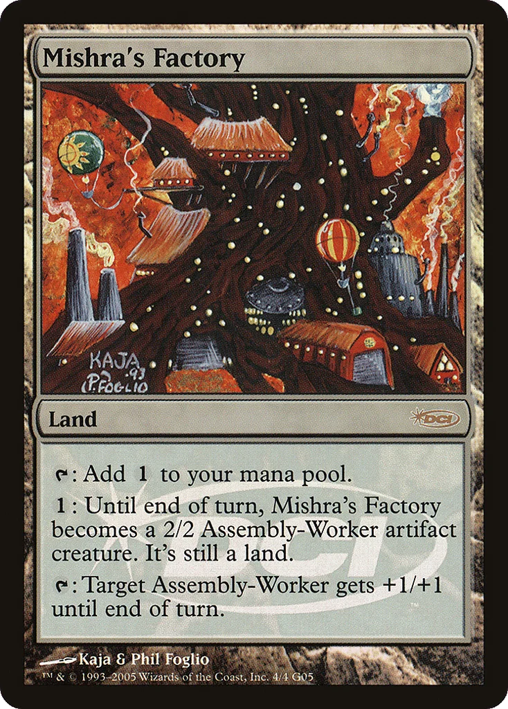 Mishra's Factory · Judge Gift Cards 2005