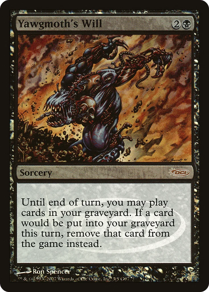 Yawgmoth's Will · Judge Gift Cards 2007