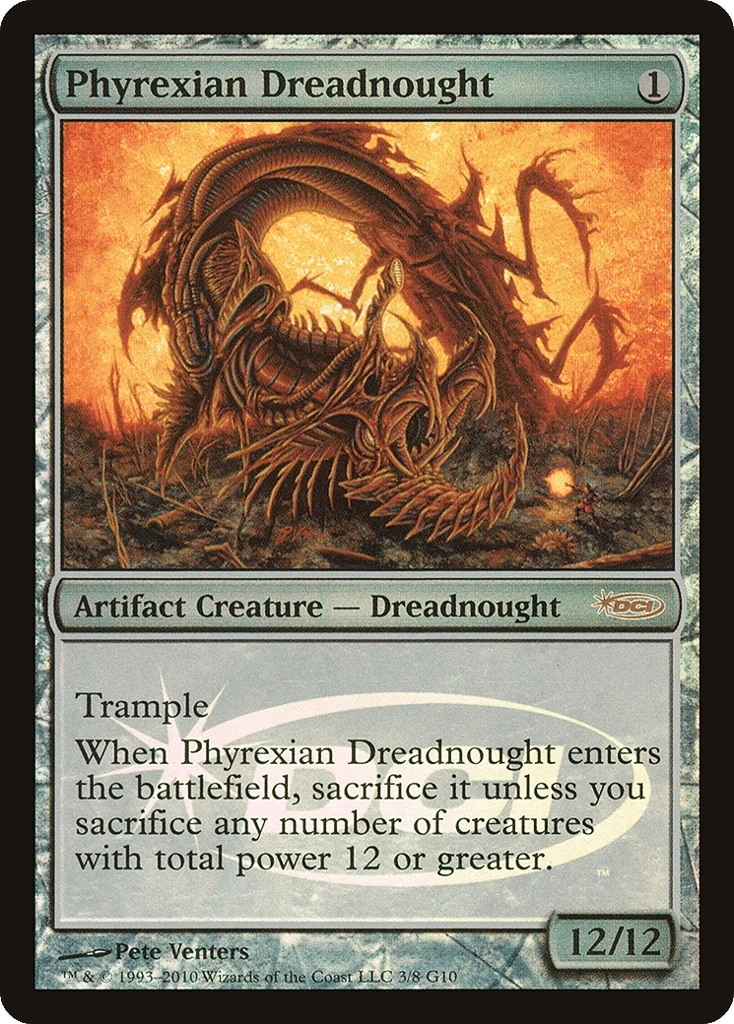 Phyrexian Dreadnought · Judge Gift Cards 2010