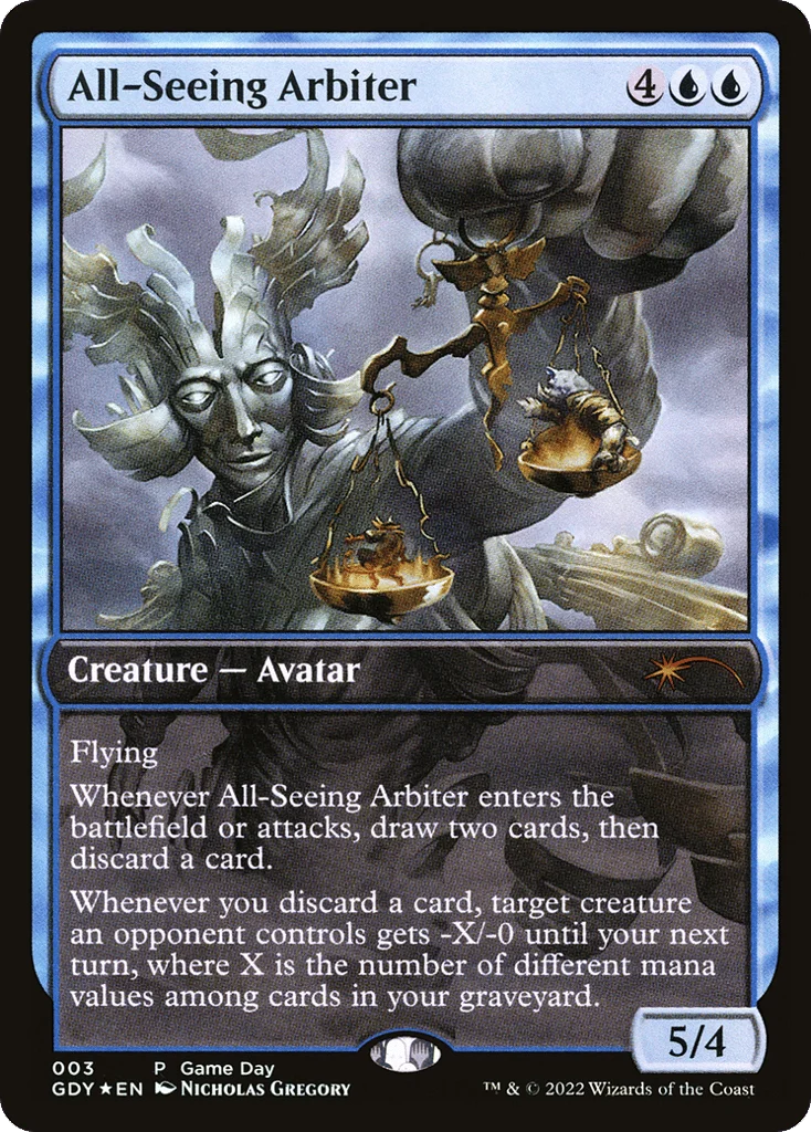 All-Seeing Arbiter · Game Day Promos