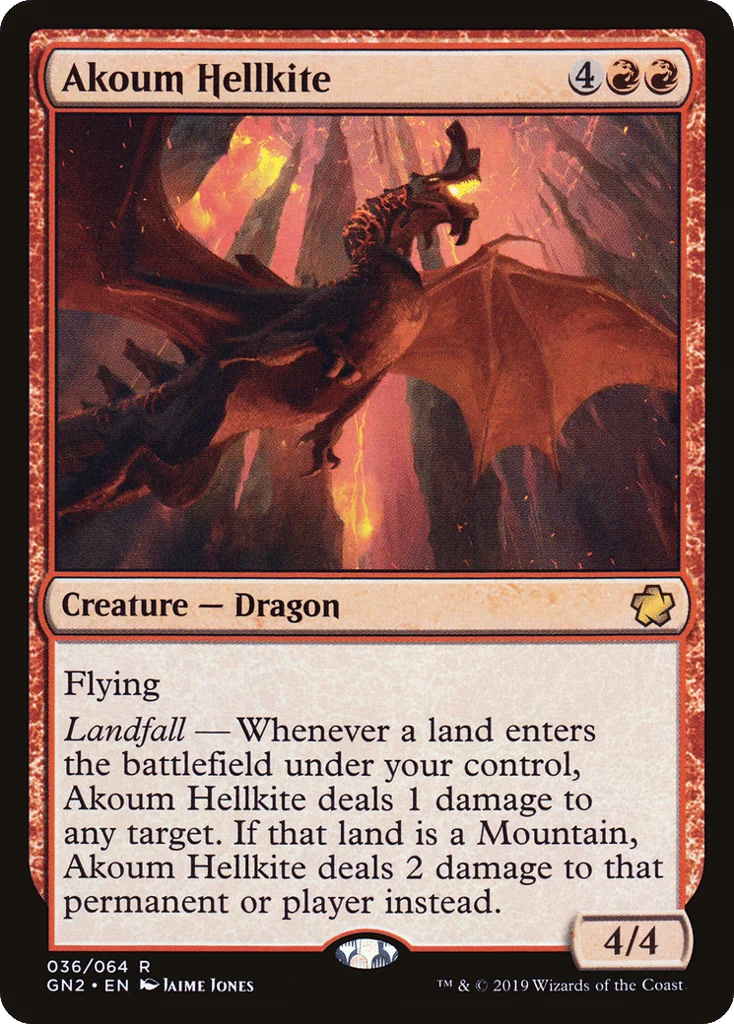 Akoum Hellkite · Game Night 2019