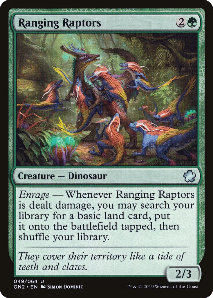 Ranging Raptors · Game Night 2019