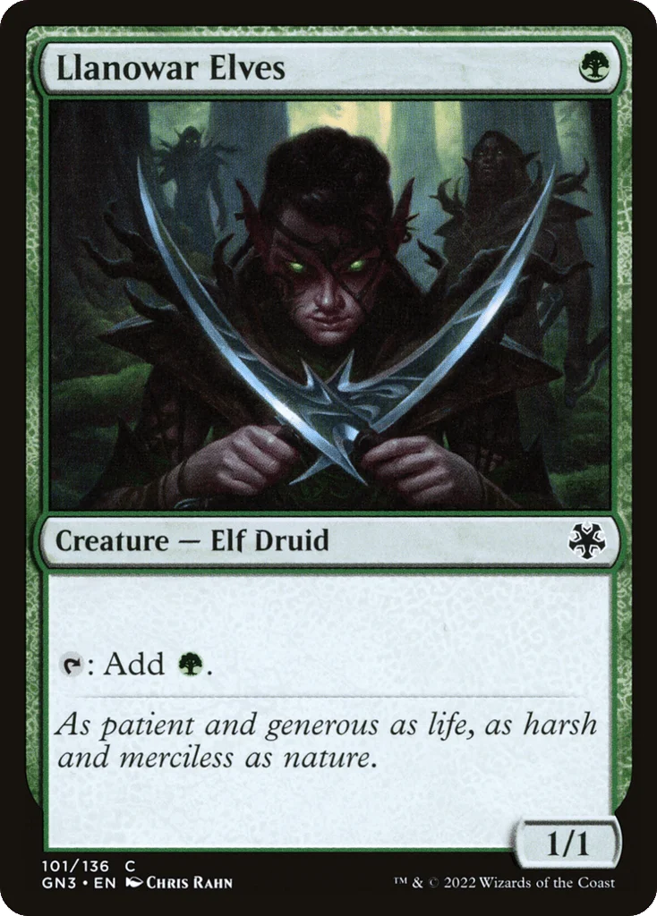 Llanowar Elves · Game Night: Free-for-All