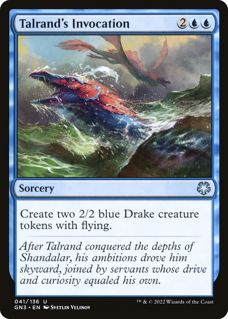 Talrand's Invocation · Game Night: Free-for-All