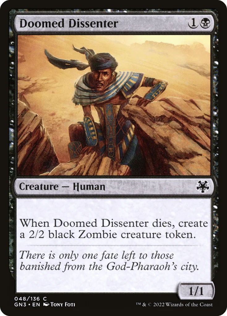 Doomed Dissenter · Game Night: Free-for-All