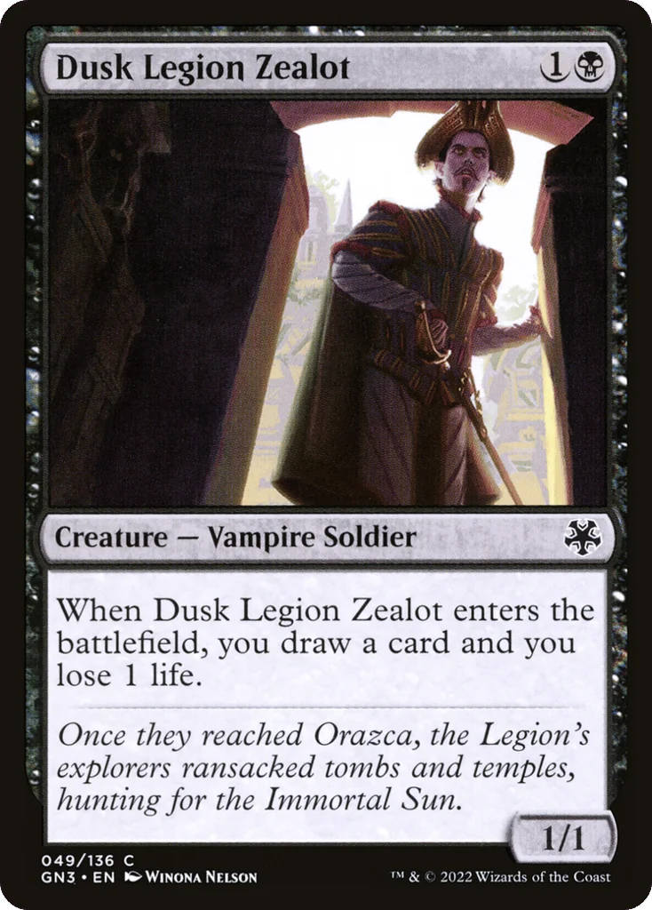 Dusk Legion Zealot · Game Night: Free-for-All