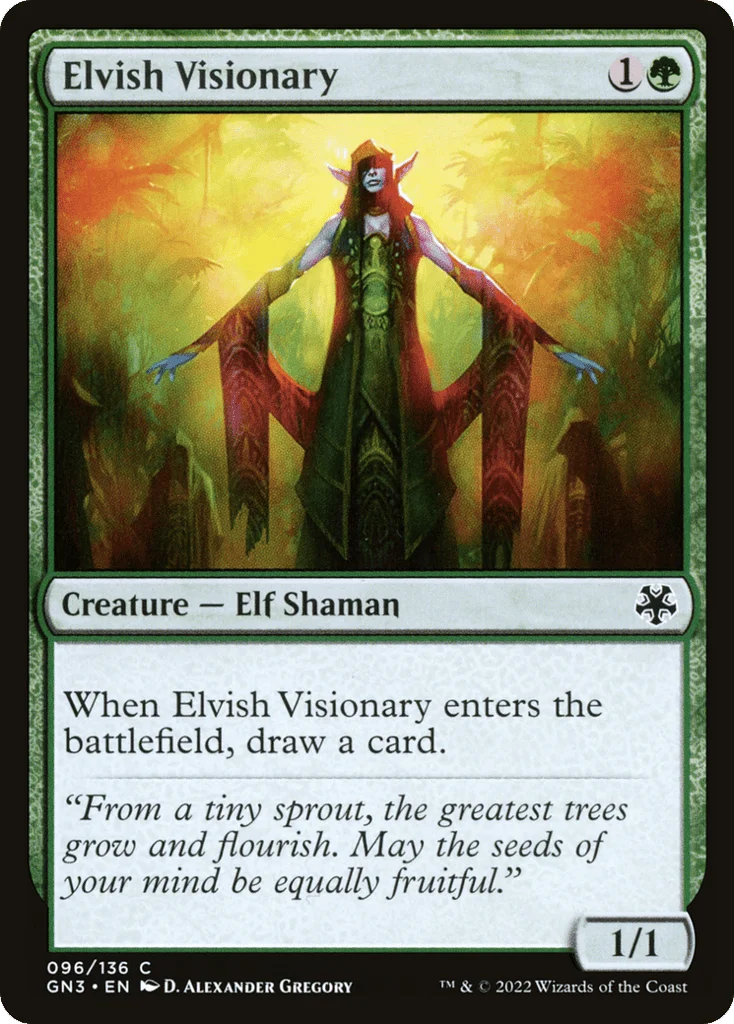 Elvish Visionary · Game Night: Free-for-All