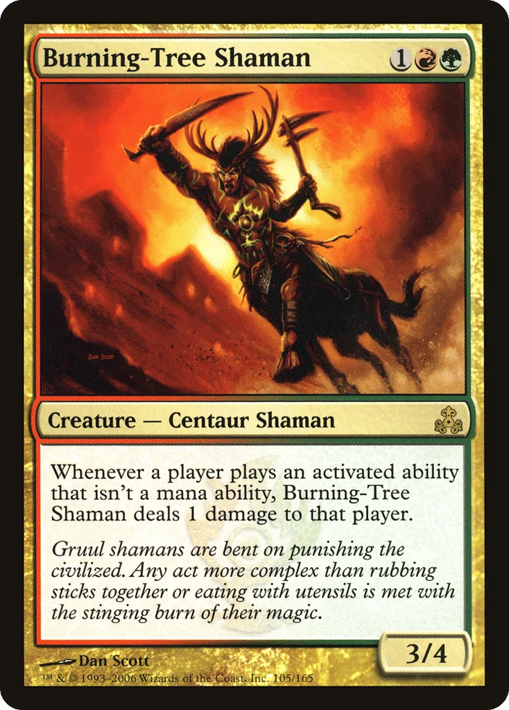 Burning-Tree Shaman · Guildpact