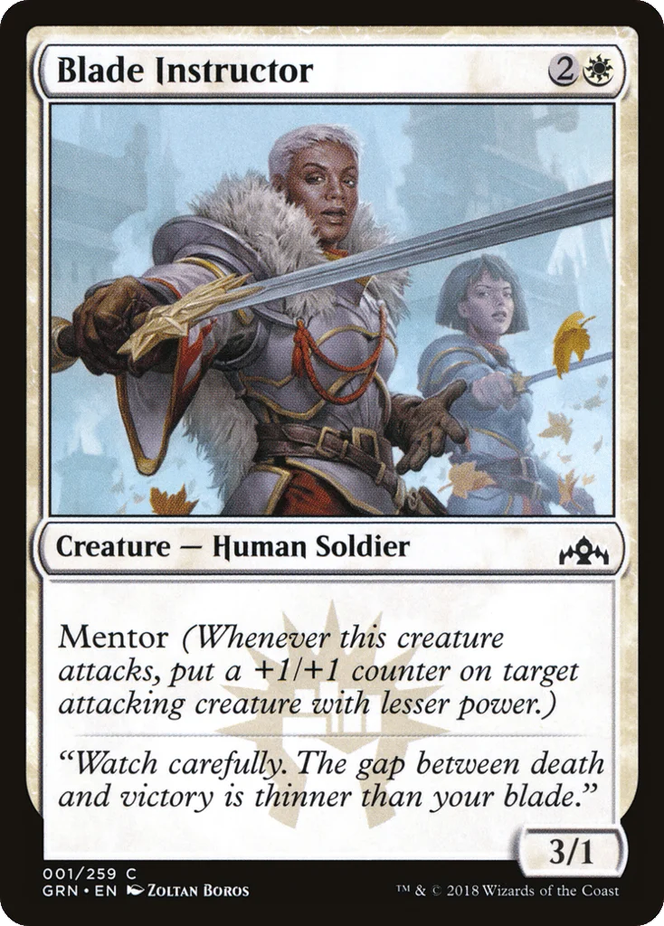 Blade Instructor · Guilds of Ravnica
