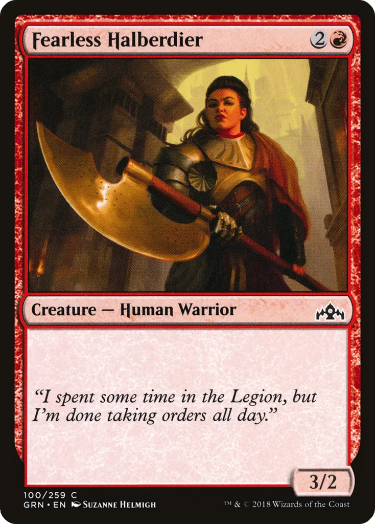 Fearless Halberdier · Guilds of Ravnica