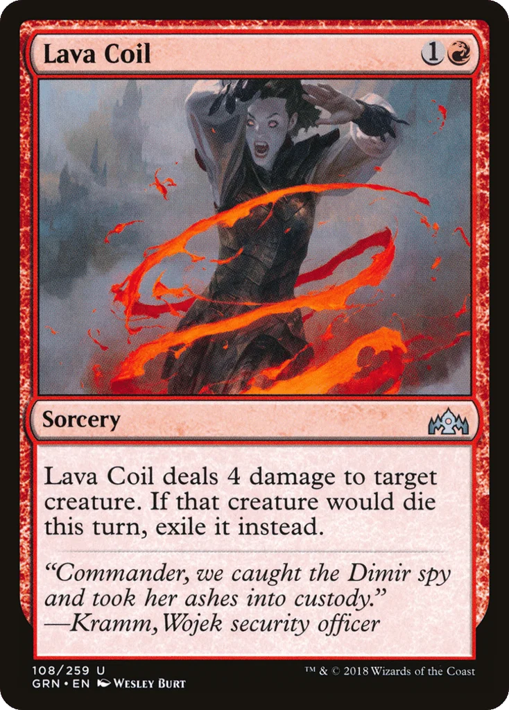 Lava Coil · Guilds of Ravnica