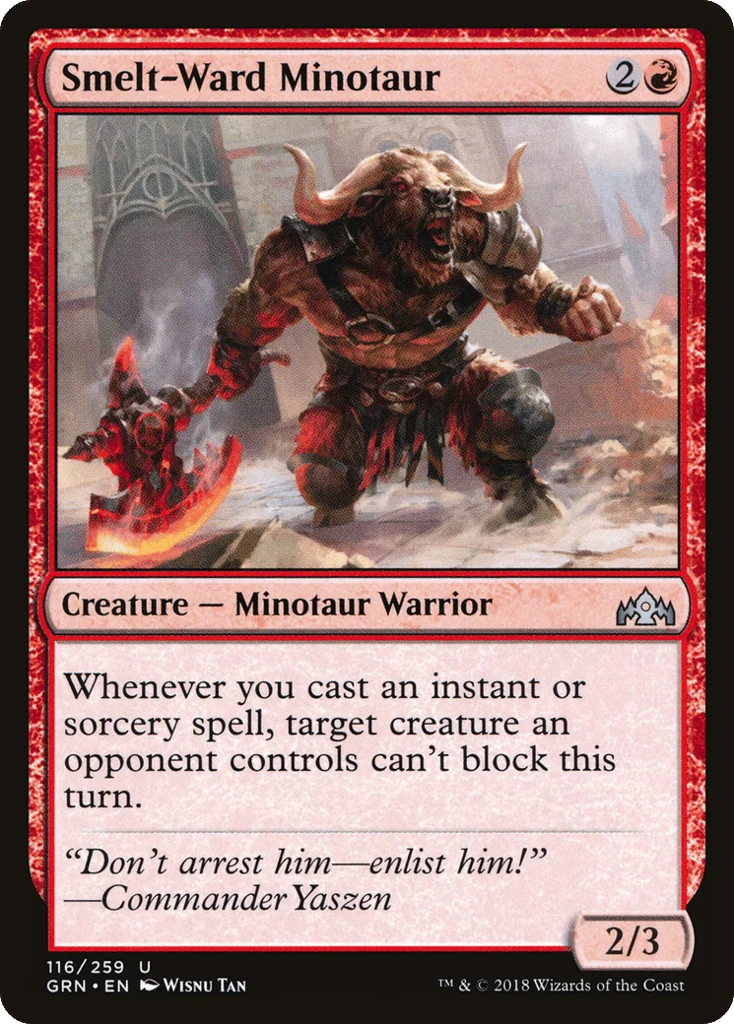Smelt-Ward Minotaur · Guilds of Ravnica