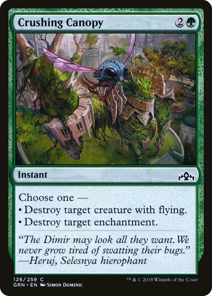 Crushing Canopy · Guilds of Ravnica