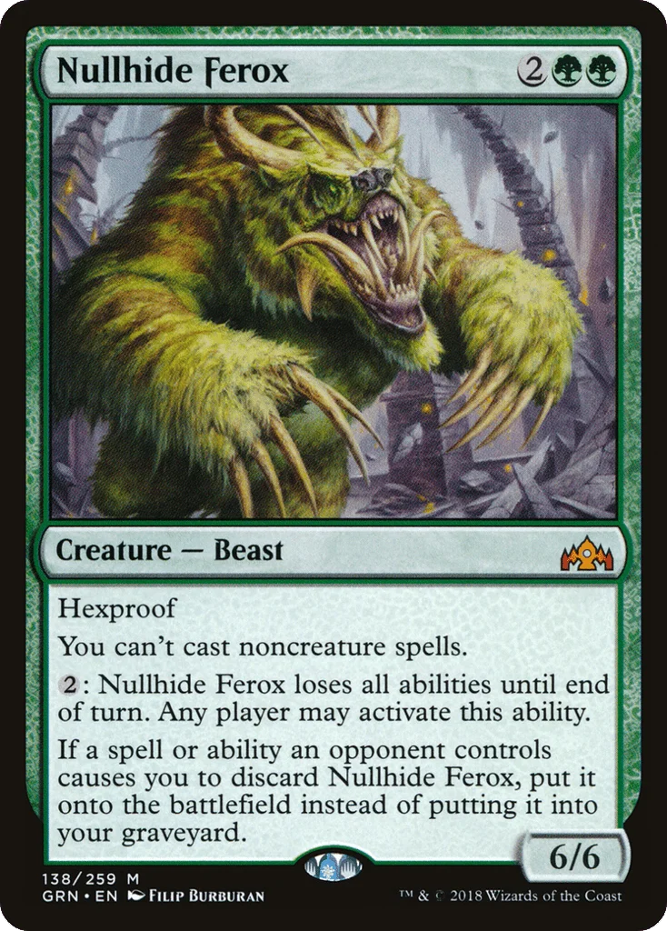 Nullhide Ferox · Guilds of Ravnica