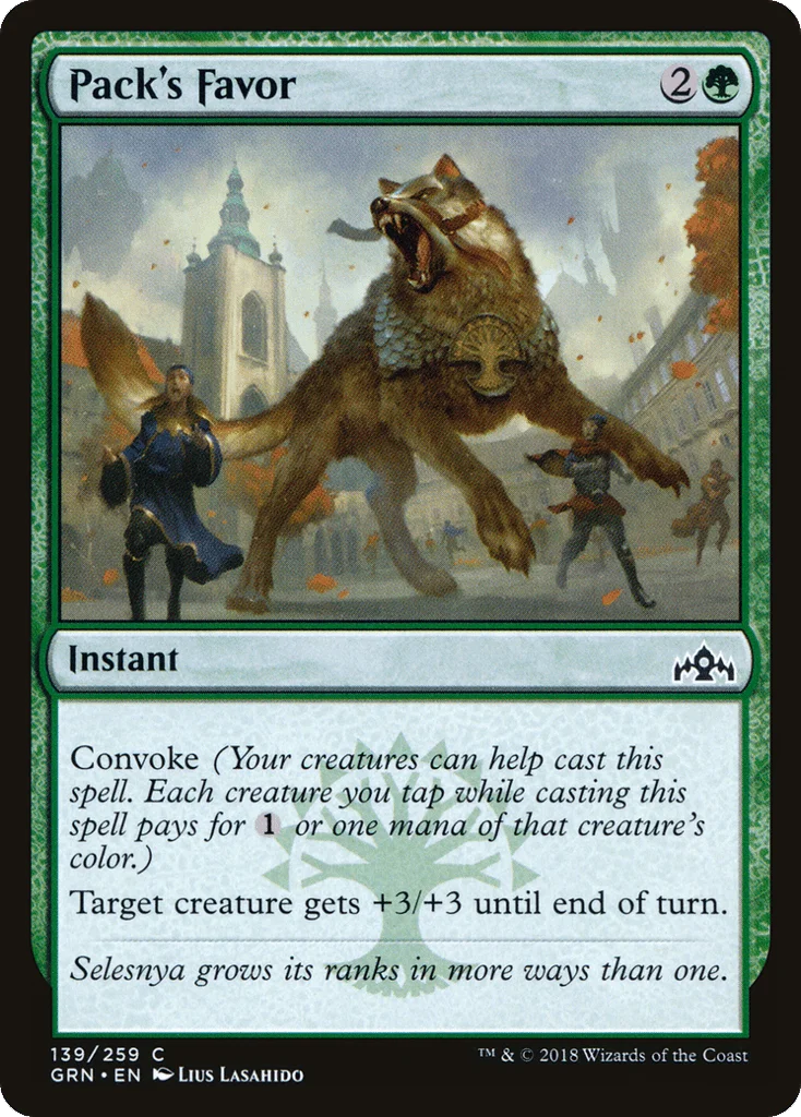 Pack's Favor · Guilds of Ravnica