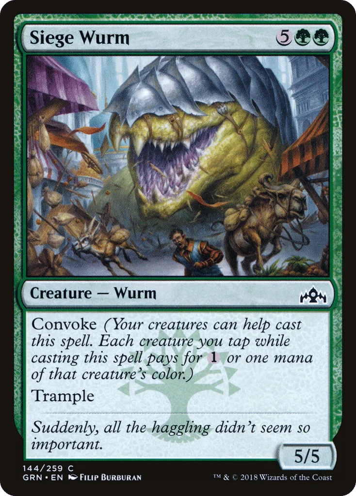Siege Wurm · Guilds of Ravnica