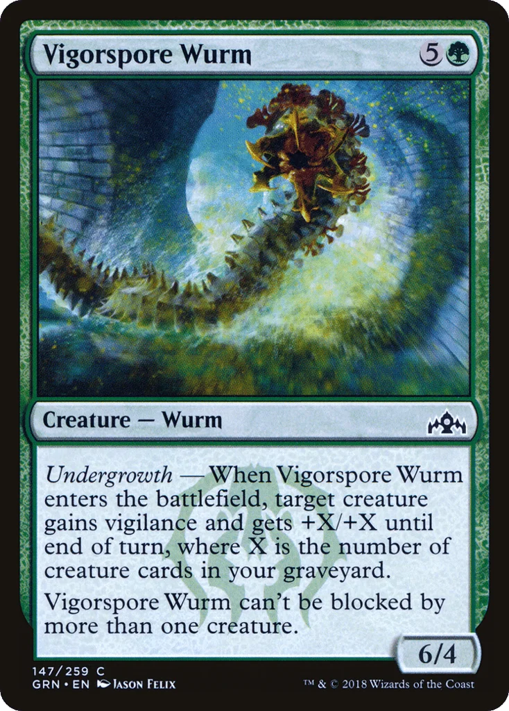 Vigorspore Wurm · Guilds of Ravnica