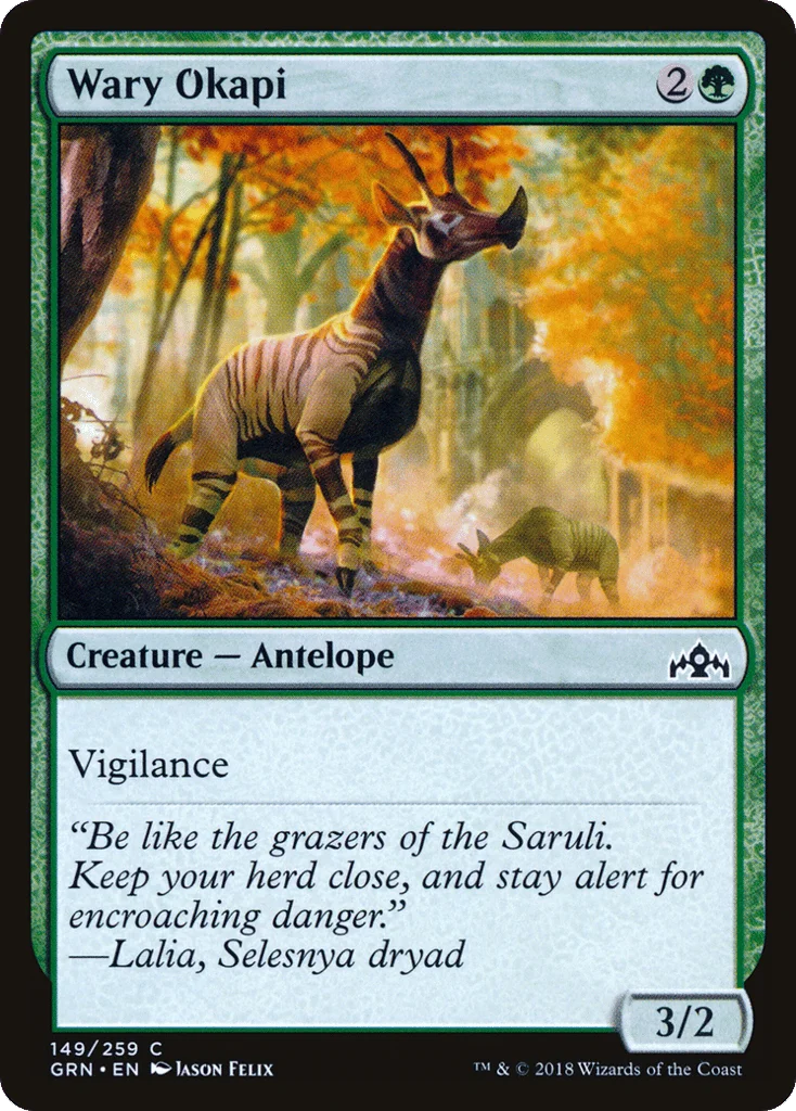 Wary Okapi · Guilds of Ravnica