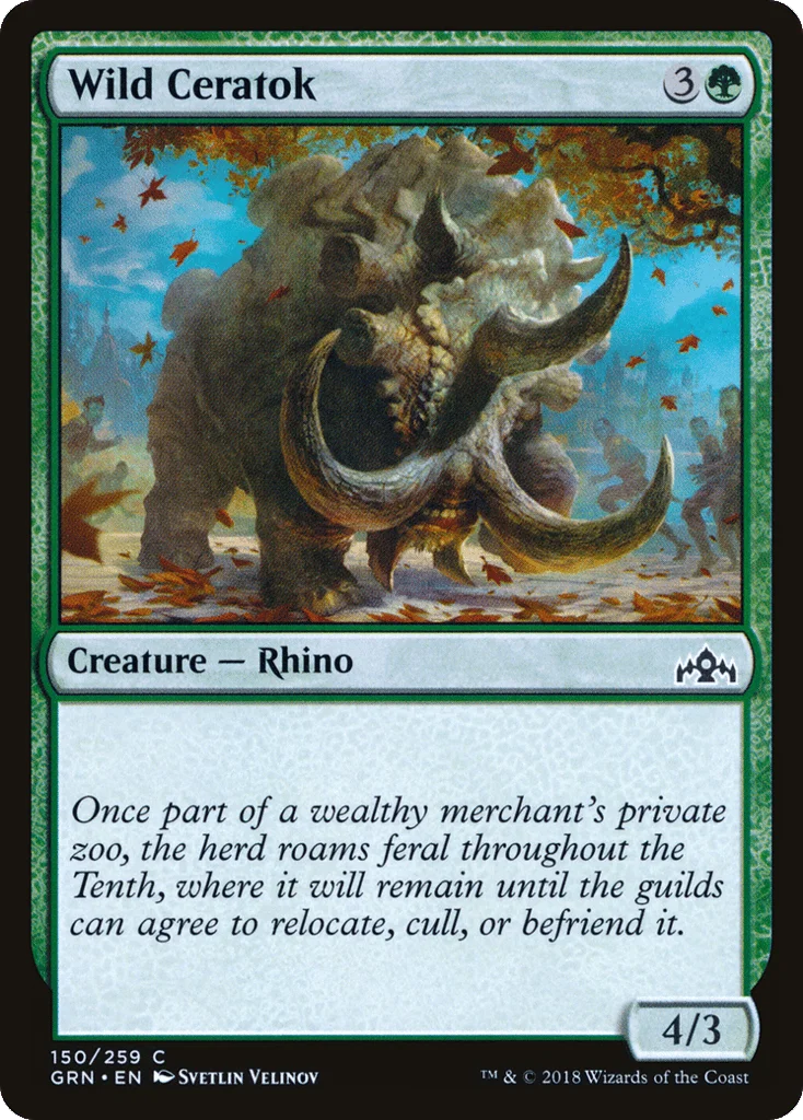 Wild Ceratok · Guilds of Ravnica