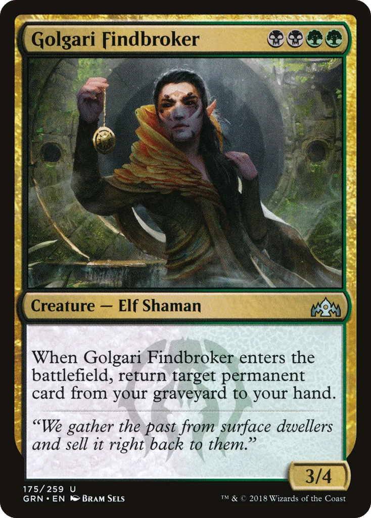 Golgari Findbroker · Guilds of Ravnica