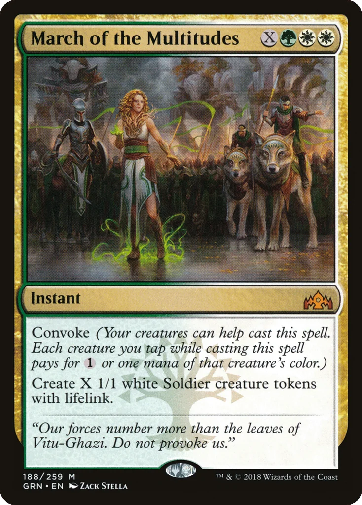 March of the Multitudes · Guilds of Ravnica