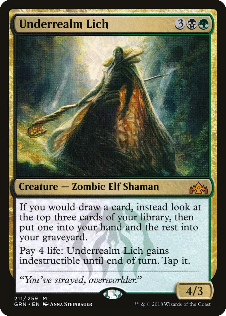 Underrealm Lich · Guilds of Ravnica