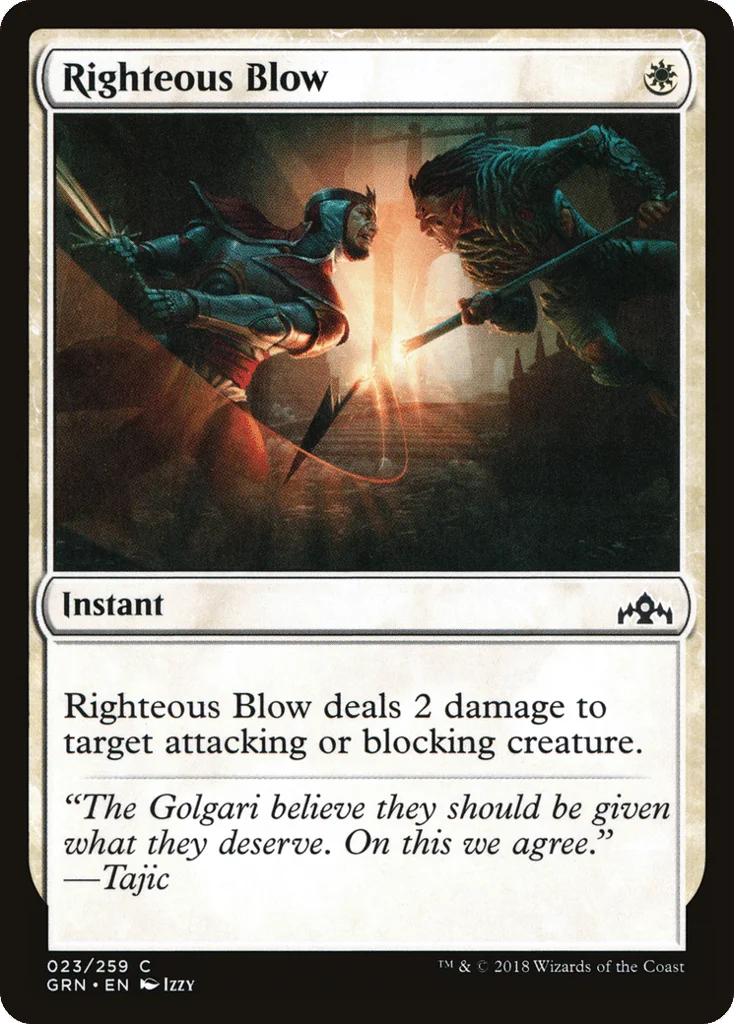 Righteous Blow · Guilds of Ravnica