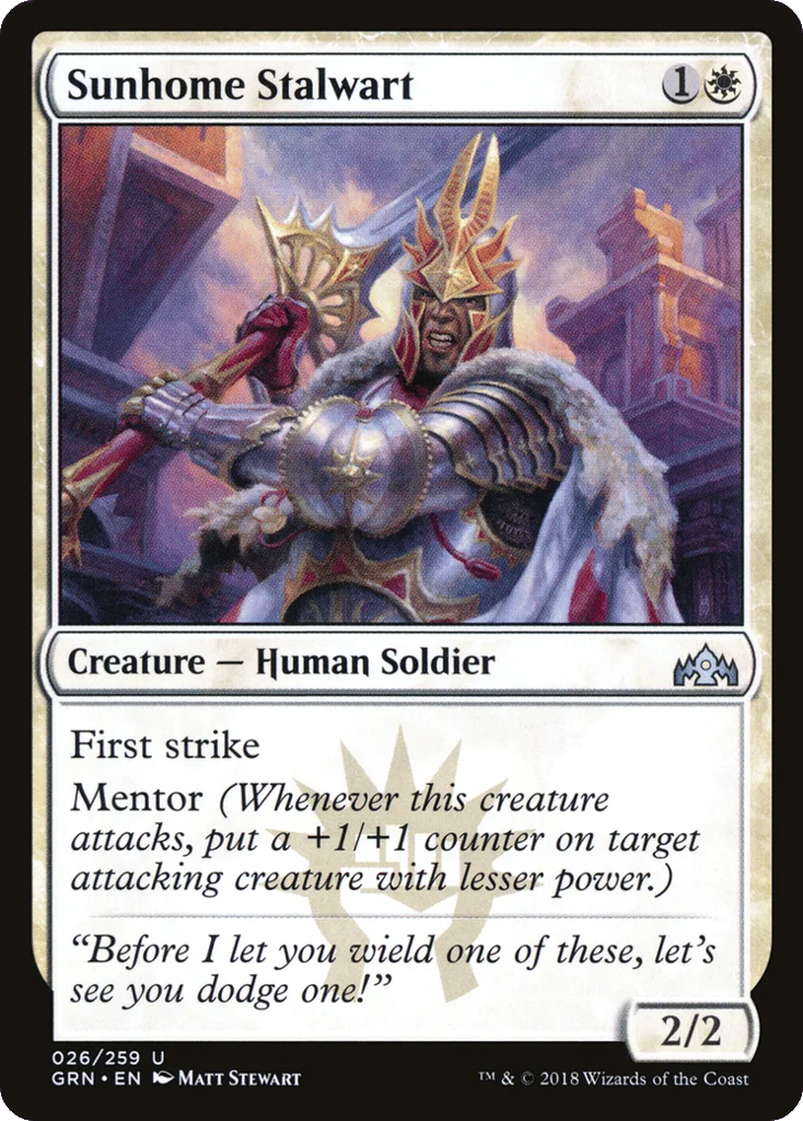 Sunhome Stalwart · Guilds of Ravnica