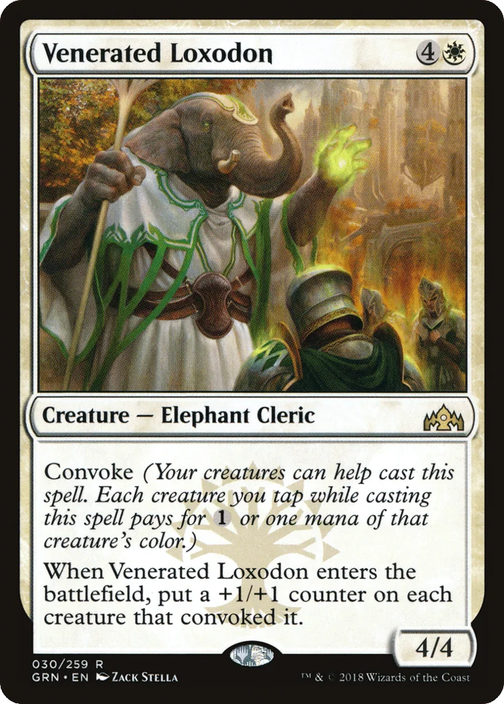 Venerated Loxodon · Guilds of Ravnica