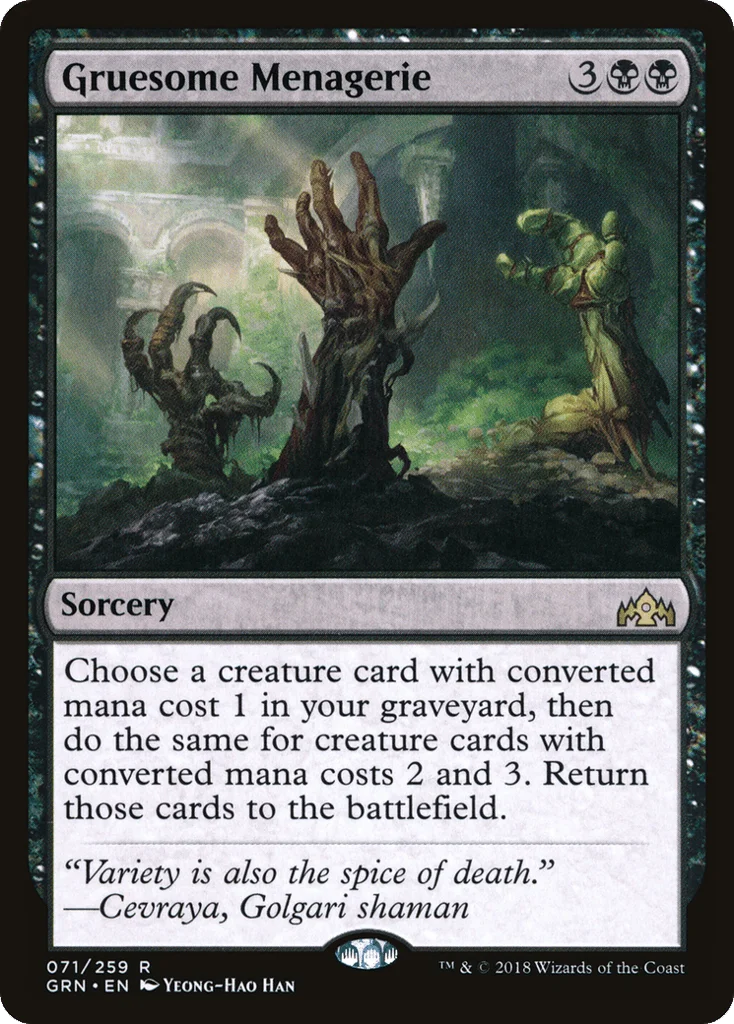 Gruesome Menagerie · Guilds of Ravnica