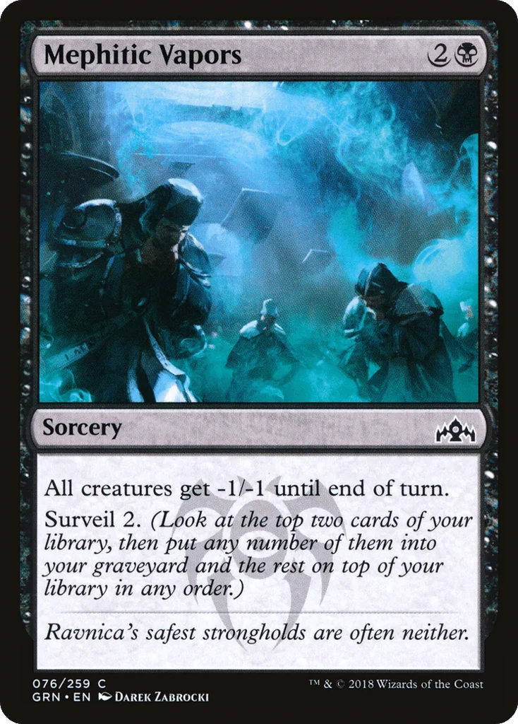 Mephitic Vapors · Guilds of Ravnica