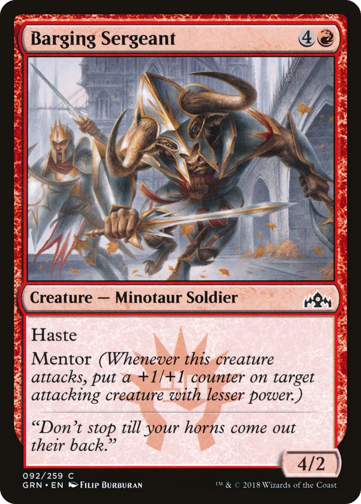 Barging Sergeant · Guilds of Ravnica