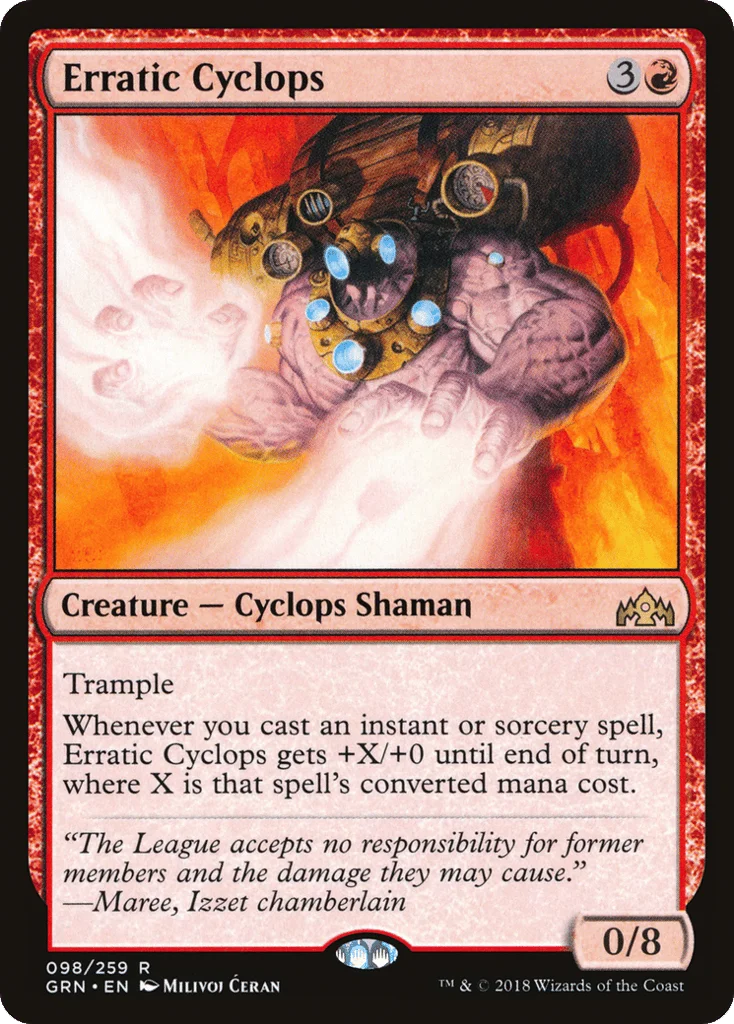 Erratic Cyclops · Guilds of Ravnica