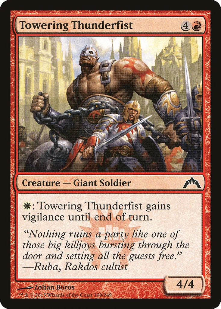 Towering Thunderfist · Gatecrash