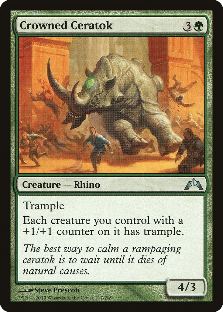 Crowned Ceratok · Gatecrash