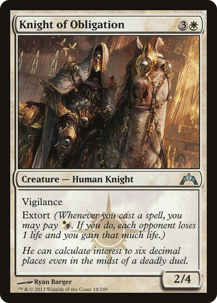 Knight of Obligation · Gatecrash