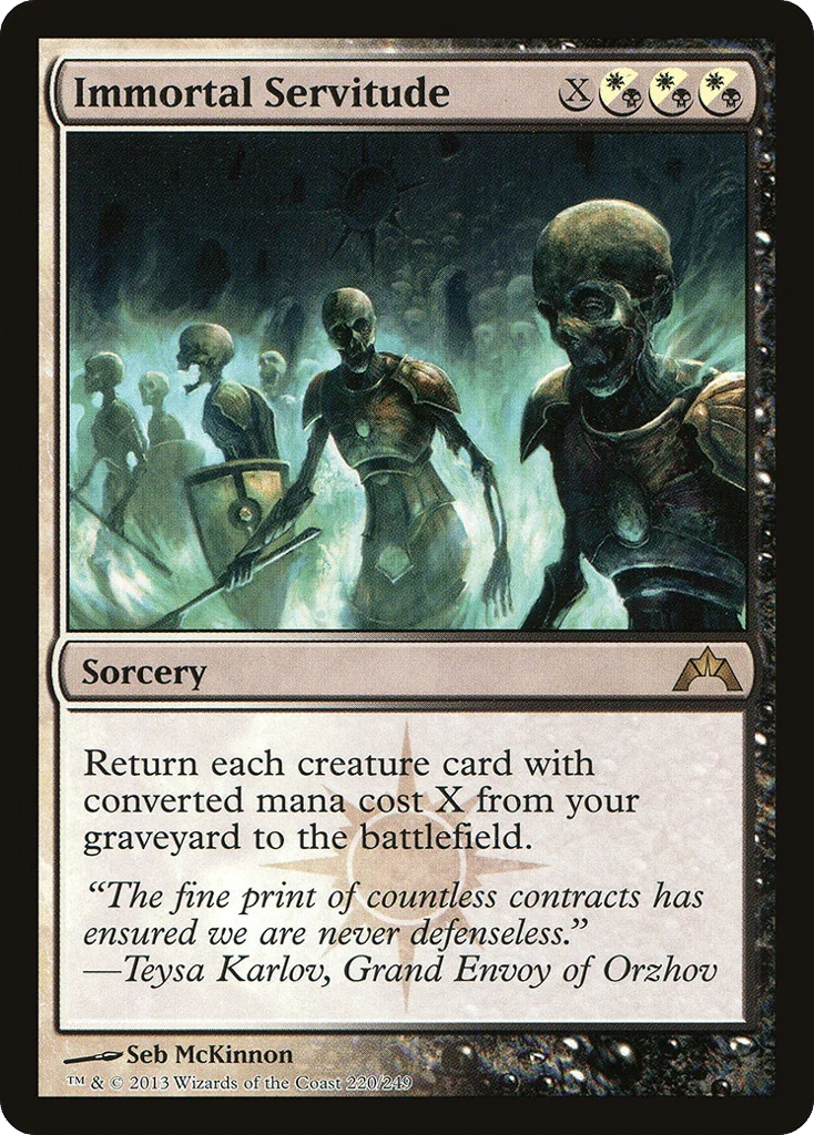 Immortal Servitude · Gatecrash